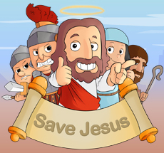 Published & copyrighted by Almighty Games Save Jesus
