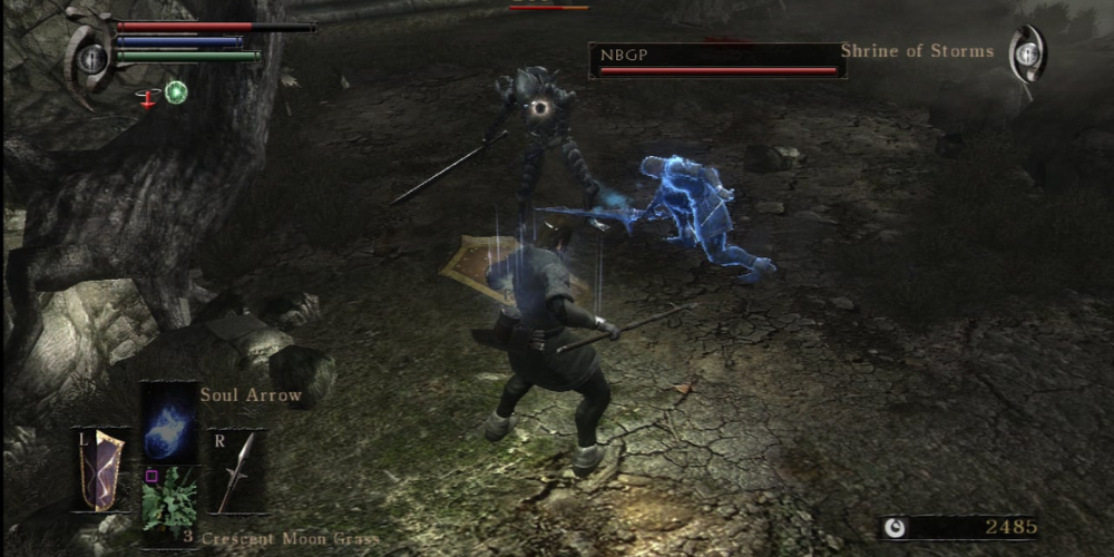 Demon's Souls gameplay screen